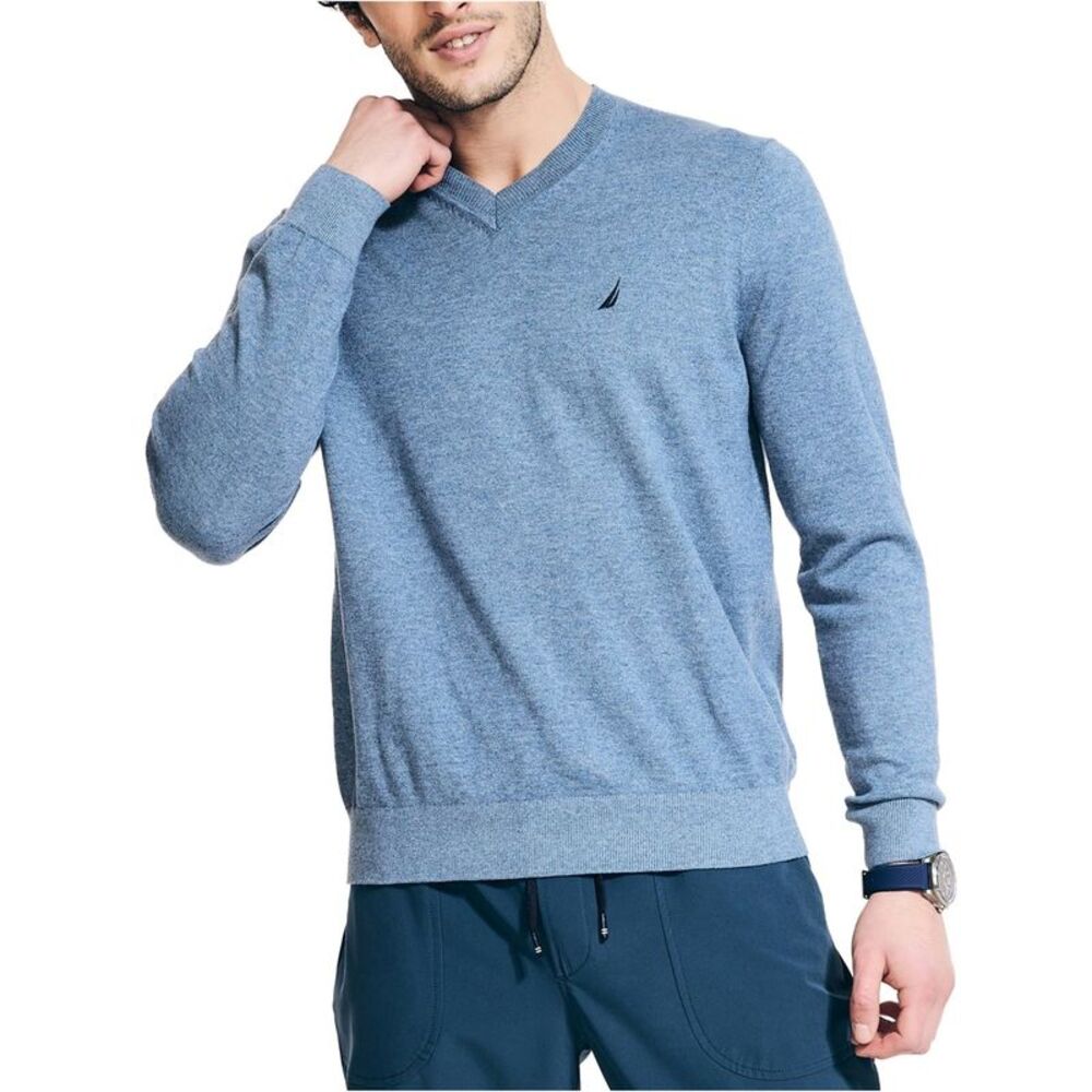 Nautica Mens V-Neck Pullover Sweater, NWT